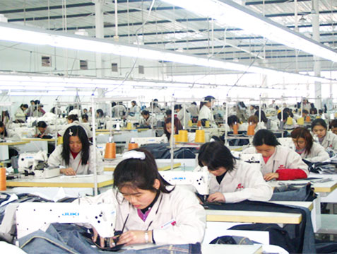 成都圣浪服飾有限公司,A車間